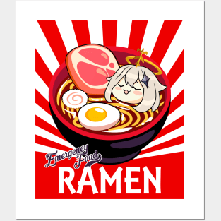 Ramen Emergency Food Posters and Art